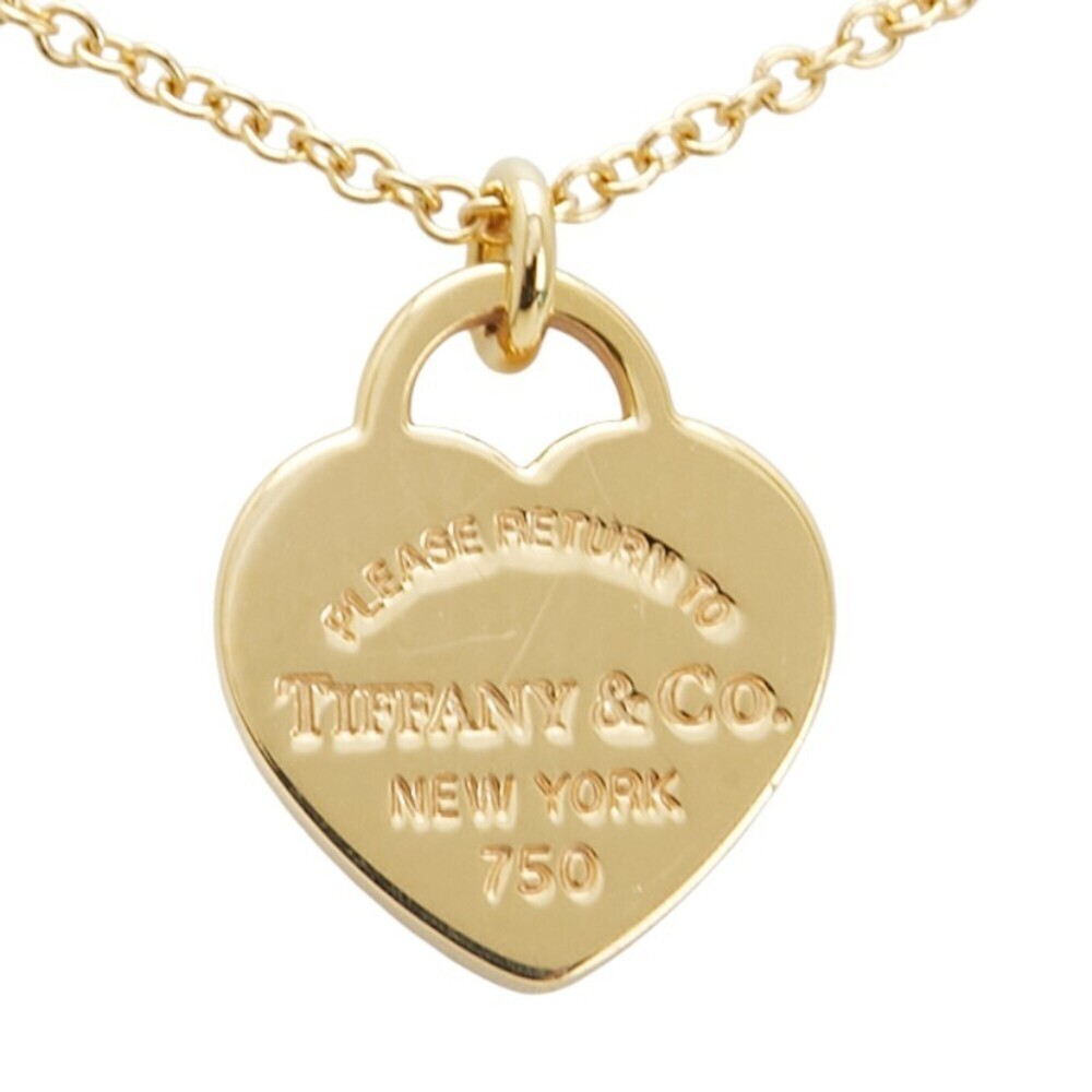 TIFFANY Authentic 18k Gold Heart Necklace - Picture 2 of 9